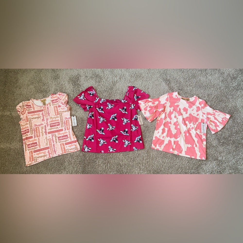 GIRLS WRANGLE TEE BUNDLE 🐄